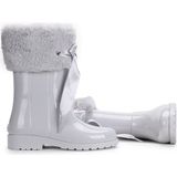 İgor W10239 Campera Charol Soft Gri Kız Çocuk Su Geçirmez Yağmur Kar Çizmesi