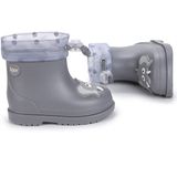 İgor W10242 Bimbi Elefante Erkek/Kız Çocuk Su Geçirmez Yağmur Kar Çizmesi Gri 26