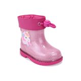 IGOR W10339 Bimbi Unicornio Fuşya Ortopedik Kız Çocuk Yağmur Çizme