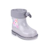 IGOR W10339 Bimbi Unicornio Gümüş Ortopedik Kız Çocuk Yağmur Çizme