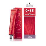 Igora Royal 0-88 Kızıl Yoğunlaştırıcı 7 Adet Saç Boyası