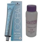 Igora Royal 10.0 Ultra Sarı Tüp ve Liviton Mini 30 Volume Oksidan Saç Bakım Seti