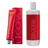 Igora Royal 6-65 Koyu Kumral-Çikolata Altın 9 Adet Saç Boyası + 1 lt Oksidan