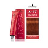 Igora Royal 6-77 Koyu Kumral Yoğun Bakır 60 ml Saç Boyası
