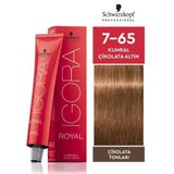 Igora Royal 7-65 Kumral Çikolata Altın x10 Saç Boyası