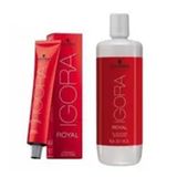 Igora Royal 7-65 Kumral-Çikolata Altın x2 Saç Boyası + 1 L Oksidan