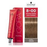 Igora Royal 8-00 Açık Kumral-Ekstra Doğal 6 Adet Saç Boyası