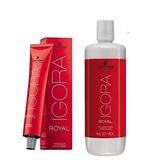 Igora Royal 8-00 Açık Kumral-Ekstra Doğal Saç Boyası + Oksidan