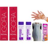 Igora Royal 8-00 Açık Kumral Extra Doğal 2 Adet Saç Boyası+Oksidan
