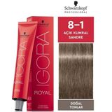 Igora Royal 8-1 Açık Kumral-Sandre 4 Adet Saç Boyası