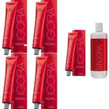 Igora Royal 9-7 Sarı Bakır 5 Adet Saç Boyası + 1 lt Oksidan