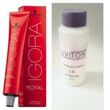 Igora Royal 9.98 Sarı Viyole Kızıl 60 ml Saç Boyası ve Liviton Mini 30 Volume Oksidan Saç Bakım Seti
