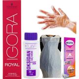 İgora Royal 9-98 Sarı Viyole Kızıl Saç Boyası +Oksidan