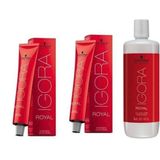 Igora Royal 9,5-4 Bej x2 Saç Boyası + 1 L Oksidan
