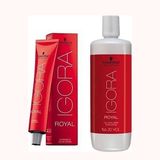 Igora Royal 9,5-49 Transparan Saç Boyası 4 Adet Saç Boyası + 1 lt Oksidan
