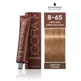 Igora Royal Color10 8-65 Açık Sarı Çikolata Altın 60 ml Saç Boyası