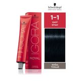 Igora Royal Doğal Tonlar 1-1 Mavi Siyah 60 ml Saç Boyası