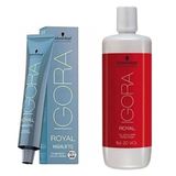 Igora Royal Highlifts 10-46 Ultra Sarı Bej Çikolata 4 Adet Saç Boyası + 1 lt Oksidan