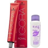Igora Royal Kalıcı Saç Boyası 7-65 Kumral Çikolata Altın 60 ml Canlı Renkler ve Etkili Bakım + Mini Oksidan 20 Volüm