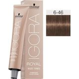 Igora Royal Nude Tones 6-46 Koyu Kumral-Bej Çikolata 5 Adet Saç Boyası