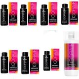 Igora Vibrance 7-88 Kumral Ekstra Kızıl x7 Saç Boyası + 1 L Oksidan