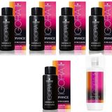Igora Vibrance 9-55 Sarı Ekstra Altın 5 Adet Saç Boyası + 1 lt Oksidan