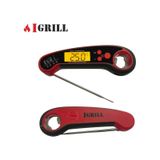 Igrıll Waterproof Dijital Sıcaklık Ölçer Gıda Termometresi Kırmızı