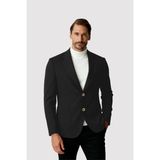 İGS Antrasit Mono Yaka Slim Fit Dar Kalıp Erkek Ceket - 52 - Gri