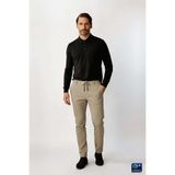 İgs Bej Dynamic Fit Lastikli İpli Erkek Pantolon | Konforlu Smart Casual