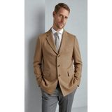 İGS Camel Erkek Ceket Yaka Kaban Yün Karışımlı Regular Fit Model - 52 - Bej
