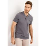 İgs Erkek K.Gri Modernfit / Dar Kalıp Polo Yaka Tişört