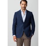 İGS Erkek Lacivert Regular Fit Mono Yaka Ceket – Desenli - 56