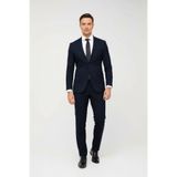 İgs Erkek Lacivert Slim Fit Dar Kalıp Klasik Takım Elbise