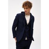 İGS Erkek Lacivert Slim Fit / Dar Kalıp Mono Yaka Kombinli Takım Elbise - 50