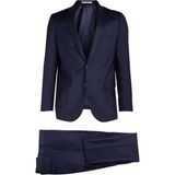 İGS Erkek Lacivert Slim Fit Dar Kalıp Mono Yaka Takım Elbise - 44