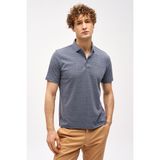 İGS Erkek Petrol Slim Fit Fermuarlı Polo Yaka Kısa Kollu Tişört - 2XL