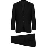 İGS Erkek Siyah Slim Fit / Dar Kalıp Takım Elbise - Slim Fit Kalıp - 54