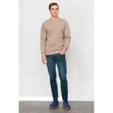 Igs İgs Erkek Camel Standart Bisiklet Yaka Sweatshirt Camel