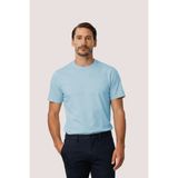 İGS Mavi %100 Pamuk Erkek Tişört – Bisiklet Yaka - 2XL