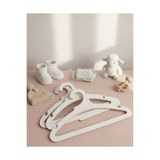 ih ihra Bebek Elbise Askısı - 12’li Set Doğal Ahşap Bebek Gardırop Düzenleyici (20 cm)