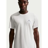 IH4410-100 M ACG DF TEE STD TRAIL E Beyaz Yuvarlak Yaka Düz Erkek T-Shirt