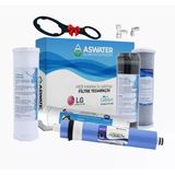 İhlas Aura Cebilon Compact Su Arıtma 5'Li Lüx 10" Filtre Seti 80Gpd Lg Membranlı