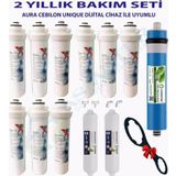 İhlas Aura Cebilon Unıque Dijital Unique Su Arıtma Cihazı Uyumlu 2 Yıllık Bakım Filtre Bakım Seti