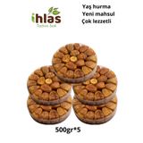 İhlas Medine Cassim Kasim Sukkari Rutab Duble Taze -yaş Hurma 2,5kg Tabak Hurma Yumuşak 500gr*5 Paket Set sukkari49