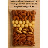 İhlas Premium Karışık Kuruyemiş 800 gram– Kabuklu Kaju, Makadamya, Brezilya Cevizi & Kelebek Ceviz 200g*4 kuruyemiş02