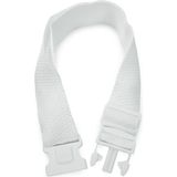 Ihram Kemeri Ayarlanabilir Palaska - Dikişsiz Plastik Başlıklı - Beyaz - Standart