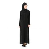 İhvan 5008-1 Siyah Pratik Kendinden Örtülü Namaz Elbisesi