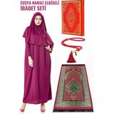 İhvan Fuşya Namaz Elbiseli Ibadet Seti - 36 / 44