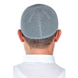 İhvan Lüks Çelik Örme Namaz Takkesi Gri 1 Adet