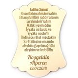 İhvan Online 10 Adet Hediyelik Aynalı Pleksi Mıknatıslı Dolap Süsü Fatiha Suresi